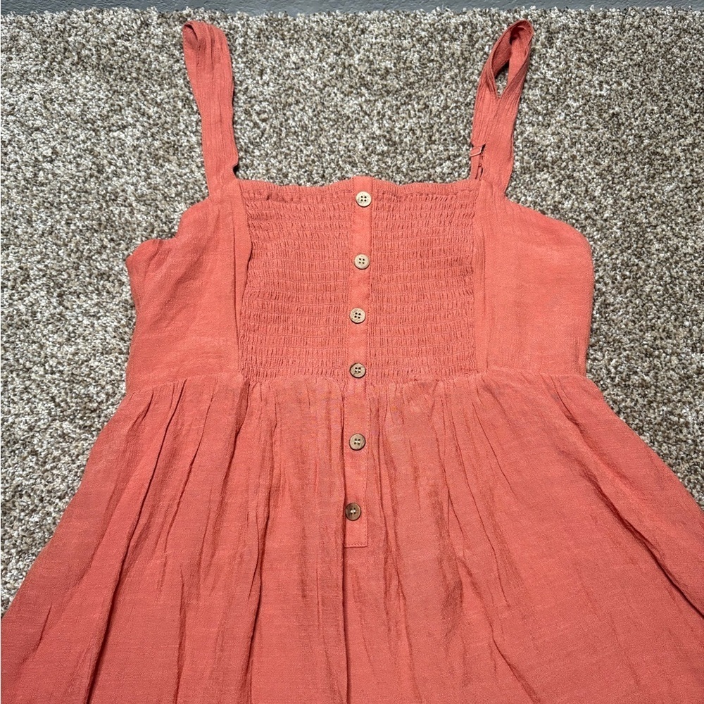 Wishlist Terracotta Button-Front Maxi Dress - Picture 10 of 14